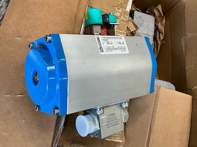 Hennecke gtxb kogelkraan met actuator (2x) - afbeelding 4 van  7
