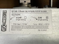Hennecke gtxb kogelkraan met actuator (2x) - afbeelding 7 van  7