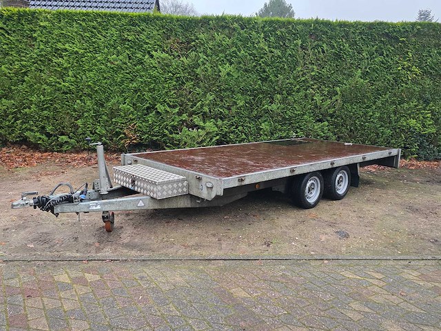 Henra - 2013 - tandemasser - plateauwagen - aanhangwagen - 62-wk-ft - afbeelding 1 van  6