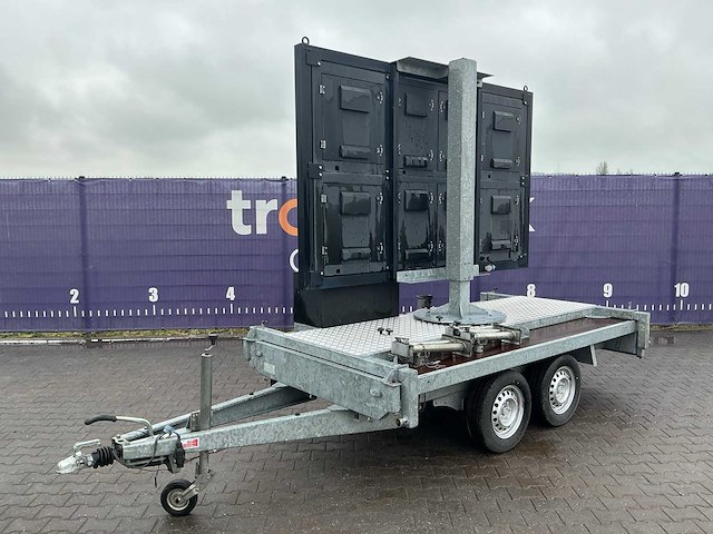 Henra - pl2 - tekstkar led scherm - aanhangwagen - afbeelding 1 van  10