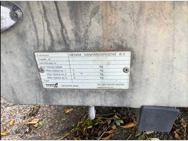 Henra aanhangwagen - afbeelding 4 van  6