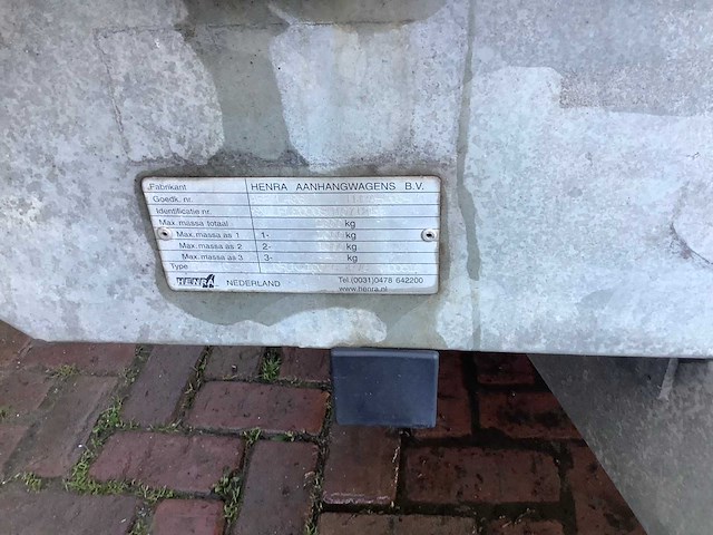 Henra zeiltrailer aanhangwagen - afbeelding 11 van  11
