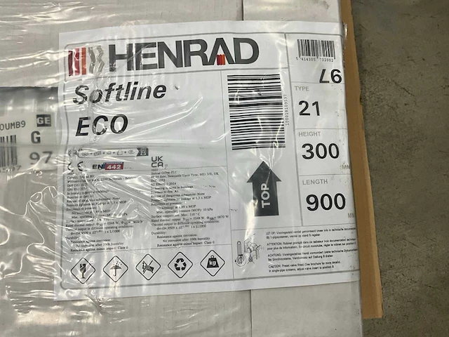 Henrad 0597032109 paneelradiator softline eco 300-21-900 670w (3x) - afbeelding 5 van  7