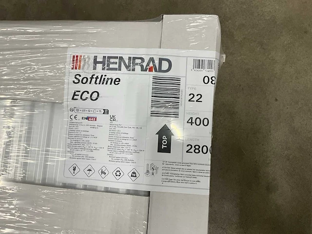 Henrad 0597042228 paneelradiator softline eco 400-22-2800 3284w - afbeelding 4 van  7