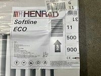 Henrad 0597051109 paneelradiator softline eco 500-11-900 750w (10x) - afbeelding 3 van  5
