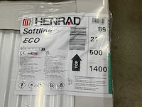 Henrad 0597052114 paneelradiator softline eco 500-21-1400 1550w - afbeelding 3 van  5