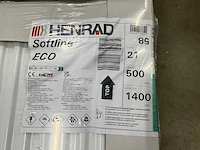 Henrad 0597052114 paneelradiator softline eco 500-21-1400 1550w - afbeelding 3 van  6