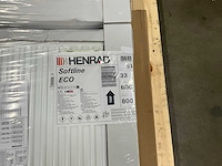 Henrad 0597063308 paneelradiator softline eco 600-33-800 1850w (2x) - afbeelding 4 van  6