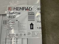 Henrad 0597072112 paneelradiator softline eco 700-21-1200 1760w (4x) - afbeelding 3 van  4