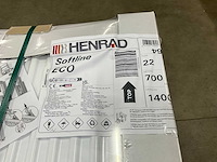 Henrad 0597072214 paneelradiator softline eco 700-22-1400 2554w (10x) - afbeelding 3 van  5