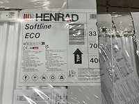 Henrad 0597073304 paneelradiator softline eco 700-33-400 1043w (3x) - afbeelding 4 van  6