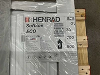 Henrad 0597073305 paneelradiator softline eco 700-33-500 1304w - afbeelding 3 van  6