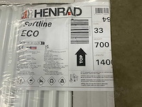Henrad 0597073314 paneelradiator softline eco 700-33-1400 3650w - afbeelding 5 van  9
