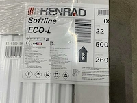 Henrad 0598052226 paneelradiator softline eco l 500-22-2600 links 3643w - afbeelding 4 van  8