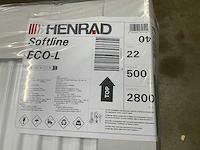 Henrad 0598052228 paneelradiator softline eco l 500-22-2800 links 3923w - afbeelding 4 van  6