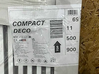 Henrad paneelradiator compact line 500-11-900 671w - afbeelding 1 van  2