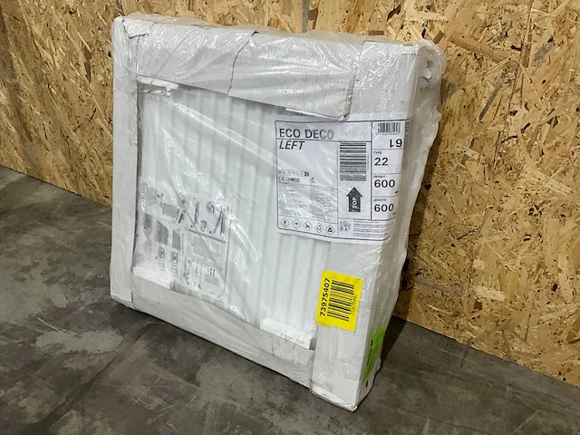 Henrad paneelradiator everest line eco l 600-22-600 links 922w - afbeelding 3 van  3