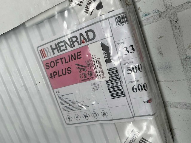 Henrad softline 4plus radiator - afbeelding 2 van  2