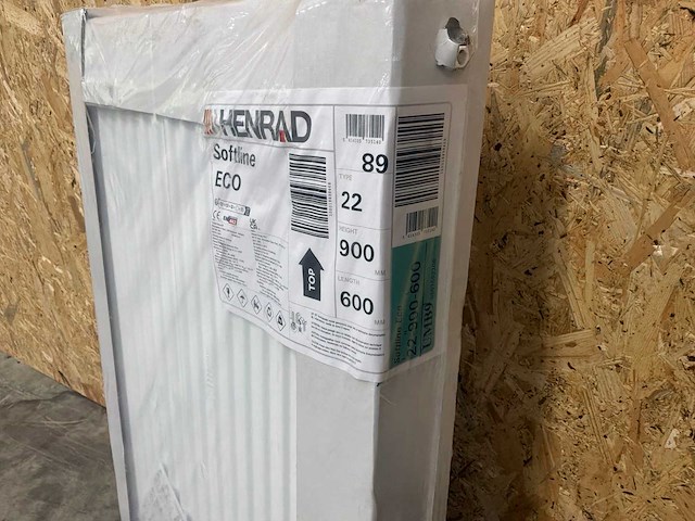 Henrad softline eco 900-22-600 1332w paneelradiator - afbeelding 5 van  5