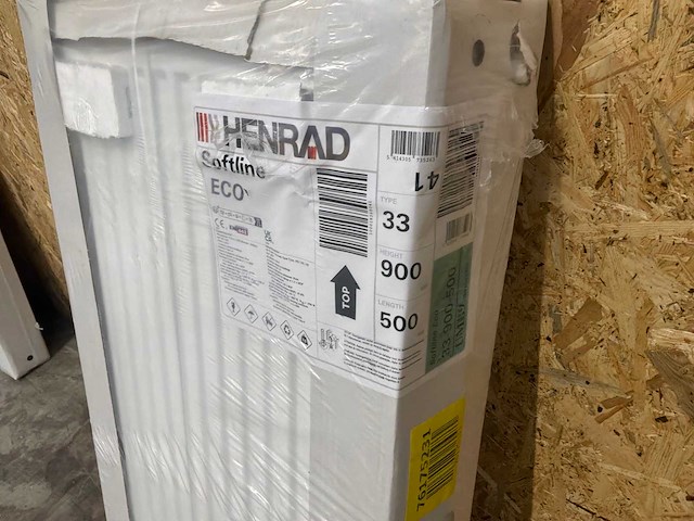 Henrad softline eco 900-33-500 1590w paneelradiator - afbeelding 4 van  5