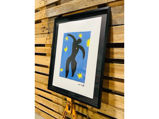 Henri matisse lithograaf - gesigneerd met certificaat - afbeelding 1 van  6