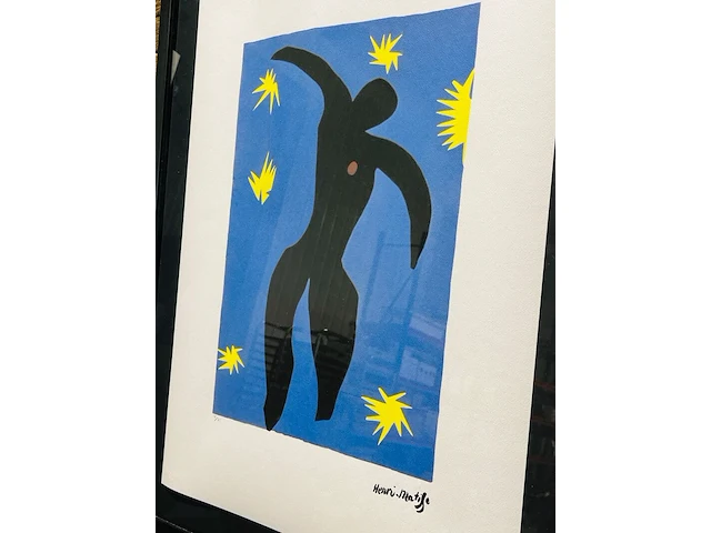 Henri matisse lithograaf - gesigneerd met certificaat - afbeelding 2 van  6