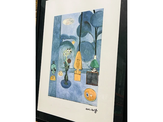 Henri matisse lithograaf - gesigneerd met certificaat - afbeelding 2 van  6
