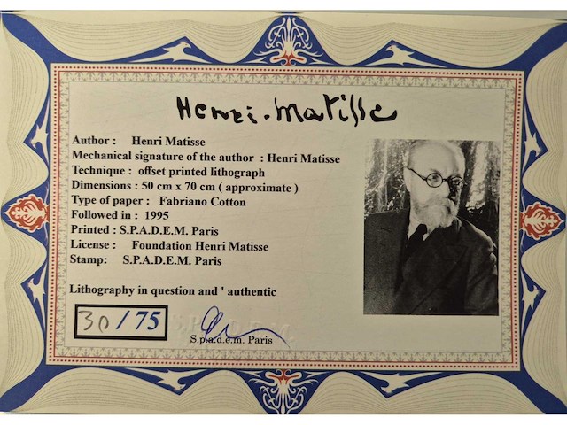Henri matisse - afbeelding 3 van  3