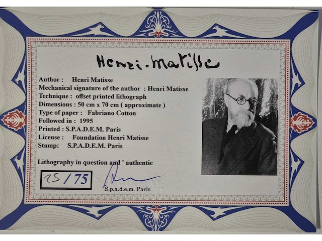 Henri matisse - afbeelding 3 van  3