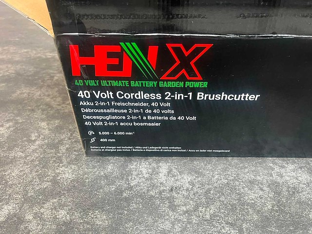 Henx - bosmaaier 2 in 1 met 2,5ah accu en lader - afbeelding 6 van  7