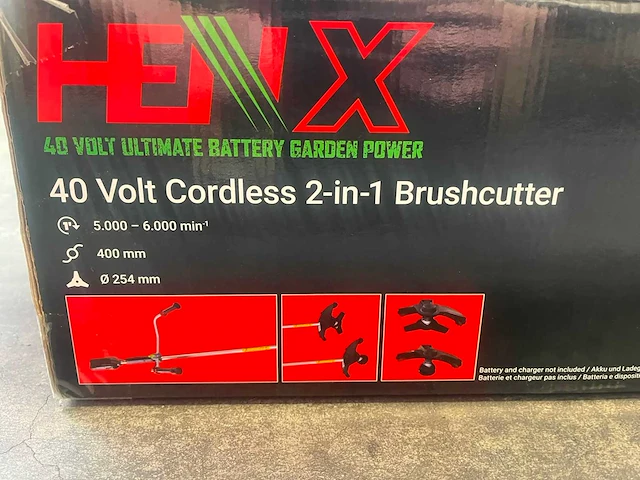 Henx - bosmaaier 2 in 1 met 2,5ah accu en lader - afbeelding 6 van  9
