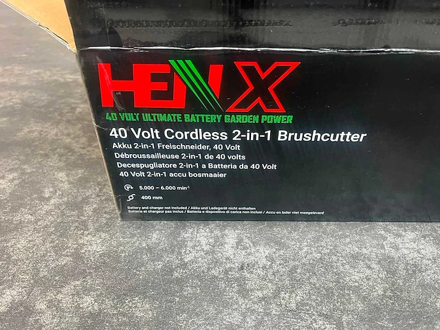 Henx - bosmaaier 2 in 1 met 2,5ah accu en lader - afbeelding 8 van  9