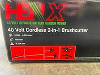 Henx - bosmaaier 2 in 1 met 2,5ah accu en lader - afbeelding 6 van  9