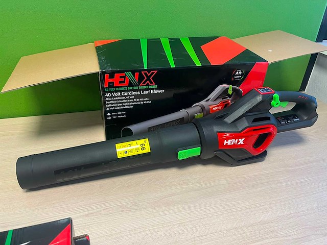 Henx - hand bladblazer met 7,5ah accu en lader - afbeelding 6 van  6