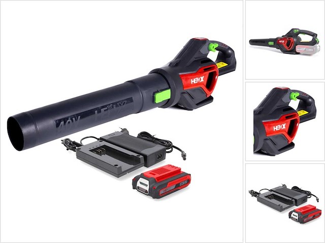 Henx - hand bladblazer met 7,5ah accu en lader - afbeelding 1 van  4