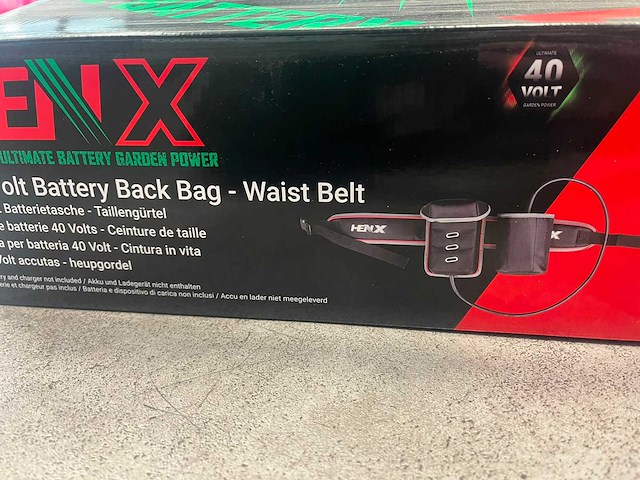 Henx batterij rugzak en heuptas 40v - afbeelding 7 van  7