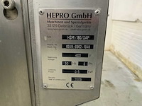 Hepro - 2009 - hsm-180/sap - overige fruit- en groenteverwerking - afbeelding 1 van  3