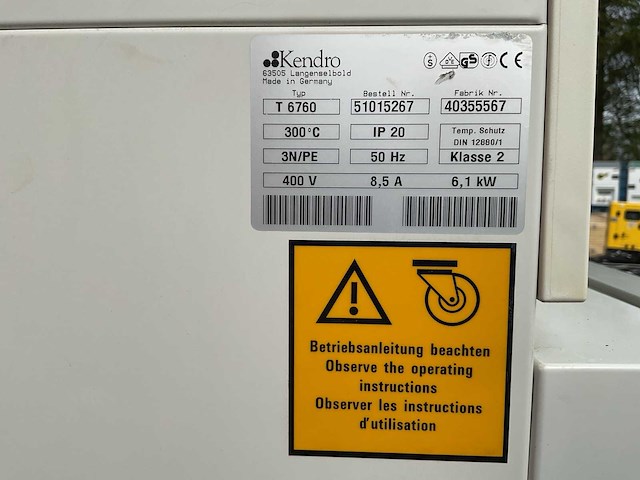 Heraeus - t6760 - laboratoriumoven - afbeelding 12 van  19