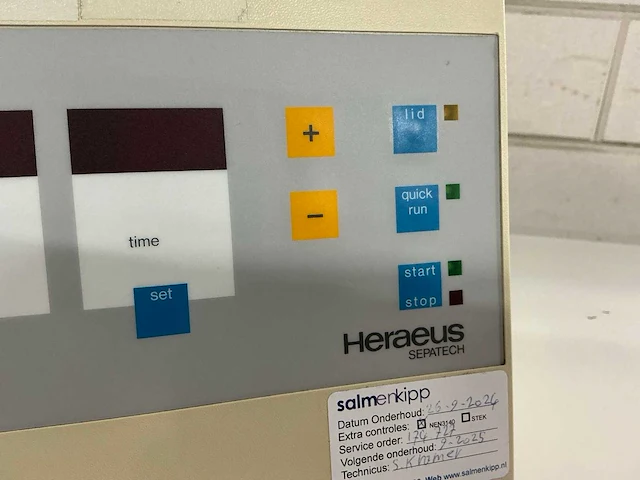 Heraeus labofuge 200 centrifuge - afbeelding 5 van  8