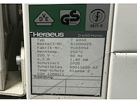 Heraeus t6060 laboratoriumoven - afbeelding 7 van  7