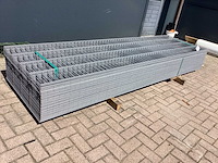 Heras - 6/5/6 - dubbelstaafs hekwerk 3.0 meter lengte 83cm hoog (29x) - afbeelding 1 van  8