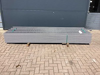 Heras - 6/5/6 - dubbelstaafs hekwerk 3.0 meter lengte 83cm hoog (29x) - afbeelding 2 van  8