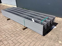 Heras - 6/5/6 - dubbelstaafs hekwerk 3.0 meter lengte 83cm hoog (29x) - afbeelding 3 van  8