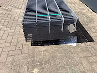 Heras - 6/5/6 - dubbelstaafs hekwerk 3.0 meter lengte 83cm hoog (29x) - afbeelding 4 van  8