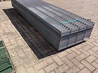Heras - 6/5/6 - dubbelstaafs hekwerk 3.0 meter lengte 83cm hoog (29x) - afbeelding 6 van  8