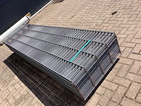 Heras - 6/5/6 - dubbelstaafs hekwerk 3.0 meter lengte 83cm hoog (29x) - afbeelding 8 van  8