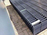 Heras - 6/5/6 - dubbelstaafs hekwerk antraciet 143cm hoog (30x) - afbeelding 6 van  9