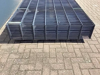 Heras - 6/5/6 - dubbelstaafs hekwerk antraciet 143cm hoog (30x) - afbeelding 7 van  9