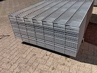 Heras - 6/5/6 - dubbelstaafs hekwerk gegalvaniseerd 143cm hoog (60x) - afbeelding 4 van  9