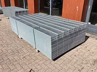 Heras - 6/5/6 - dubbelstaafs hekwerk gegalvaniseerd 143cm hoog (60x) - afbeelding 3 van  9